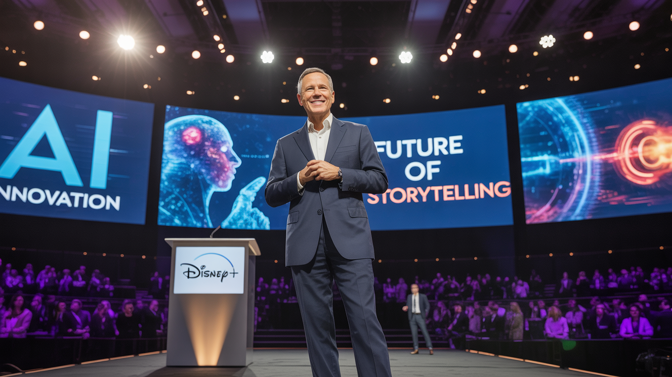 Bob Iger at Disney keynote presentation